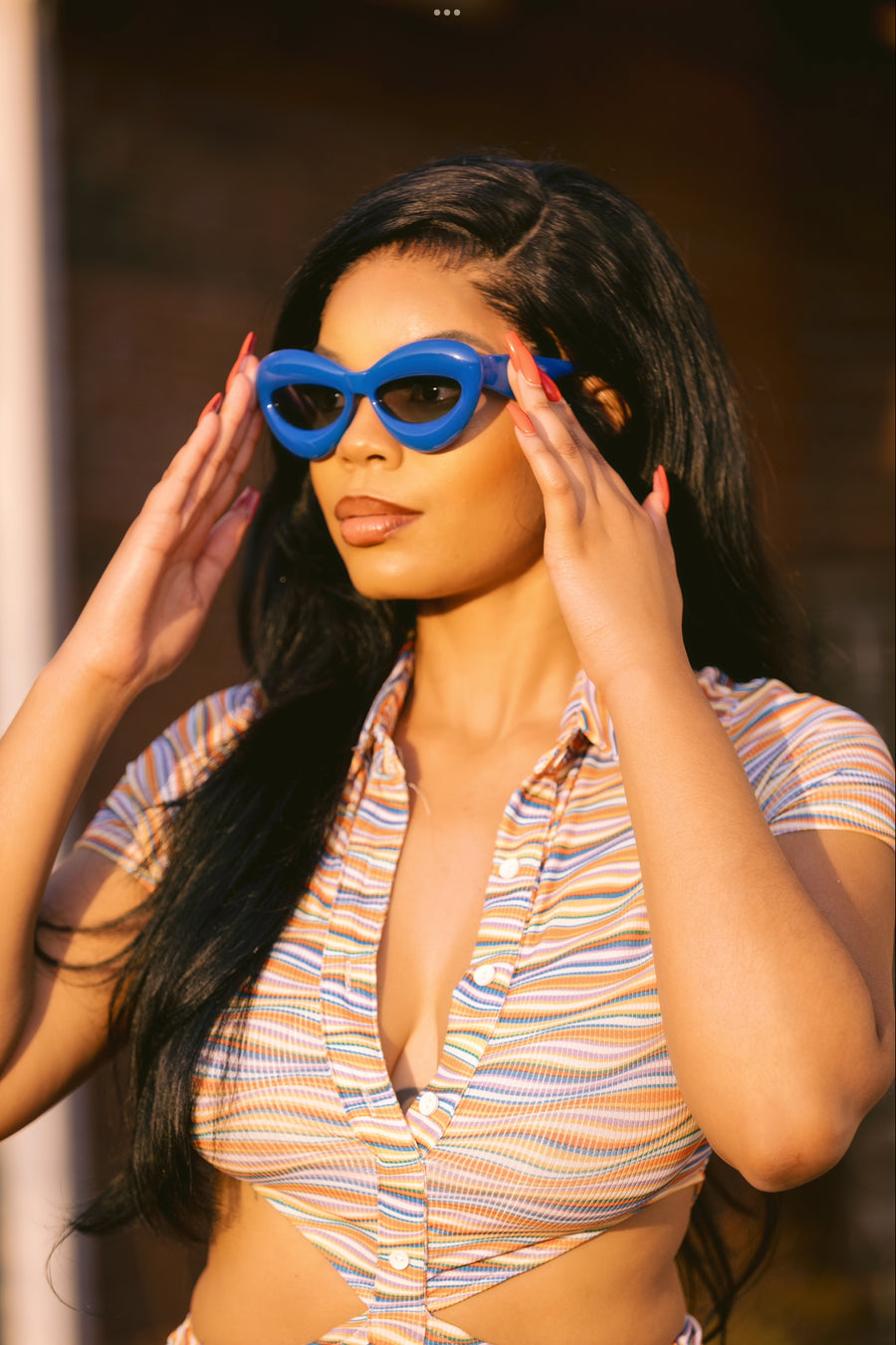 Affluent Sunglasses (Blue)