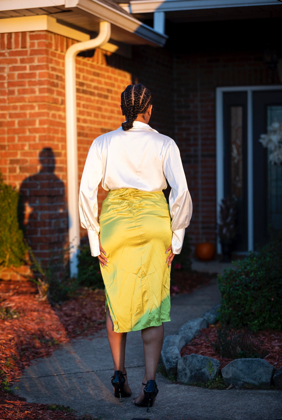 Take Me To Dinner Midi Skirt